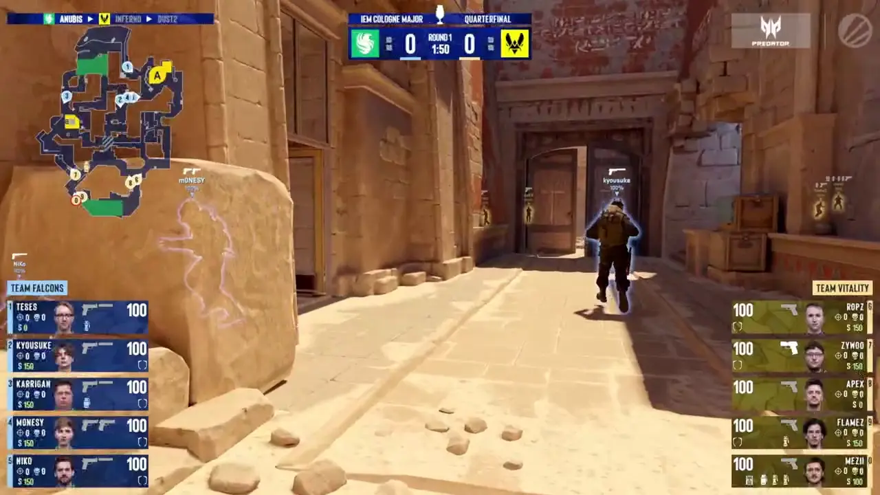Team Falcons vs Team Vitality — IEM Cologne 26
