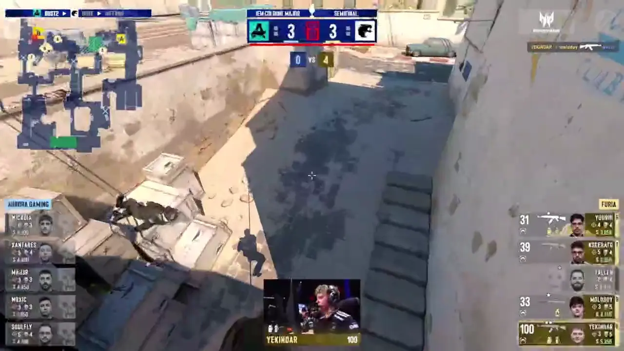 Aurora vs FURIA Esports — IEM Cologne 26