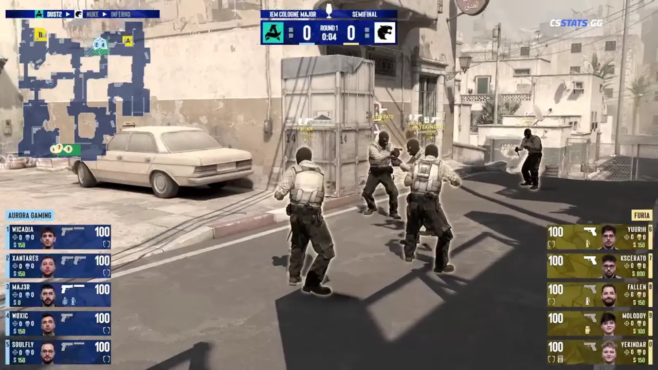 Aurora vs FURIA Esports — IEM Cologne 26