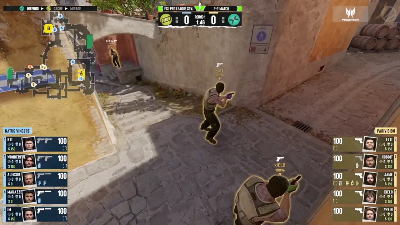 Natus Vincere vs PARIVISION — EPLS24